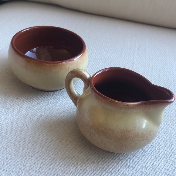 POTTERY CREAMER/ SUGAR BOWL HANDMADE IN P.E.I 🇨🇦